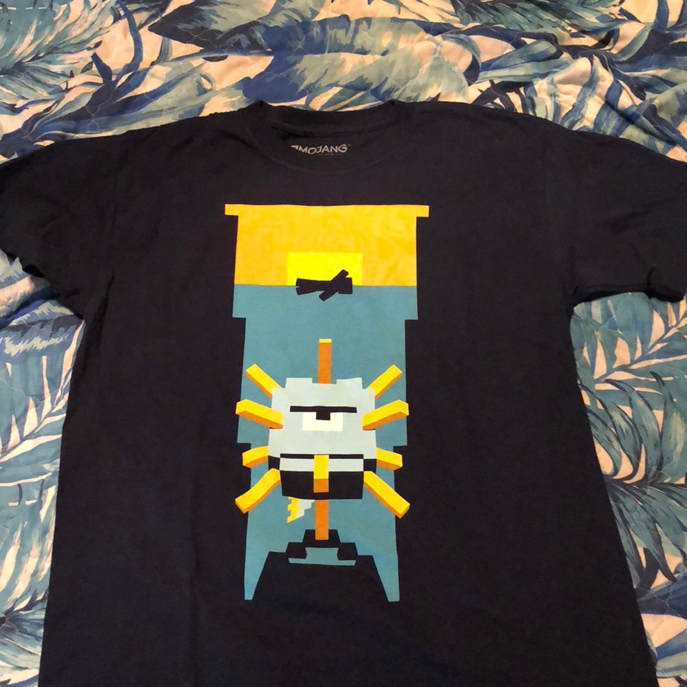 *2 FOR 15*OFFICIAL MINECRAFT MINE CHEST T-SHIRT YL